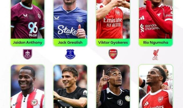 英超官方本轮最佳候选：约克雷斯领衔，格拉利什&amp;amp;恩古莫哈在列